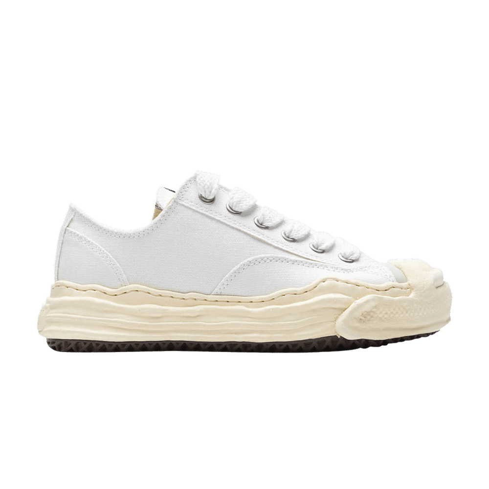 Maison Mihara Yasuhiro Hank Vintage Sole Canvas Low White - Im Your Wardrobe