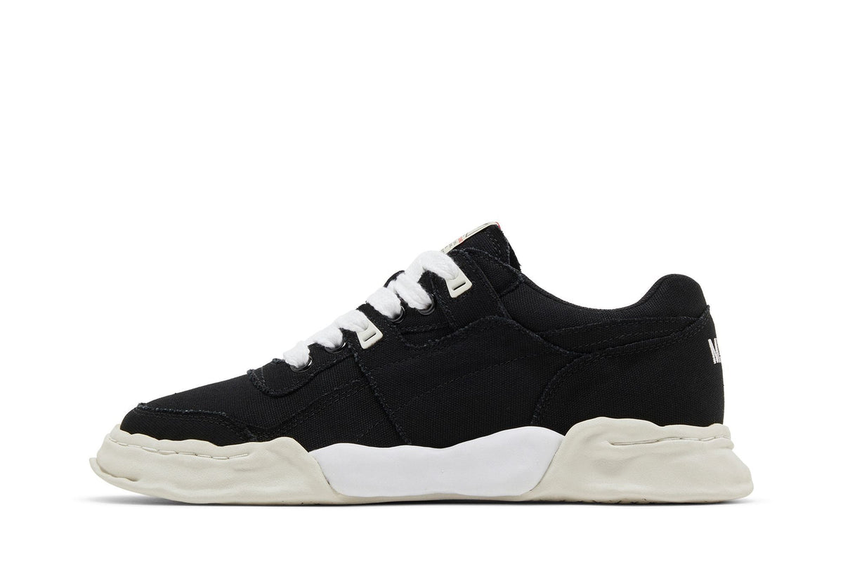 Maison Mihara Yasuhiro Parker OG Sole Cow Canvas Low Black - Im Your Wardrobe