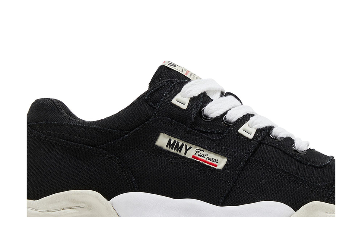 Maison Mihara Yasuhiro Parker OG Sole Cow Canvas Low Black - Im Your Wardrobe