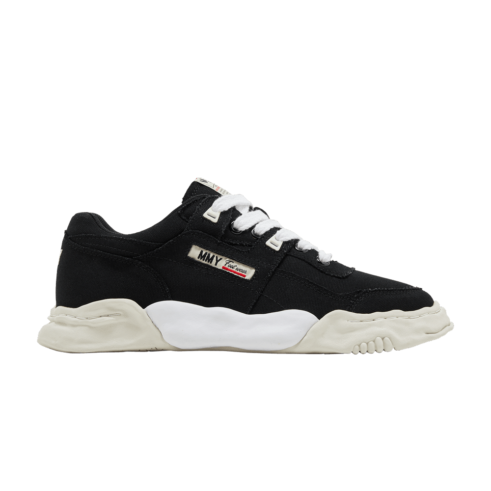 Maison Mihara Yasuhiro Parker OG Sole Cow Canvas Low Black - Im Your Wardrobe