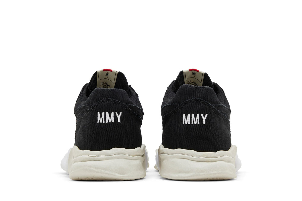 Maison Mihara Yasuhiro Parker OG Sole Cow Canvas Low Black - Im Your Wardrobe