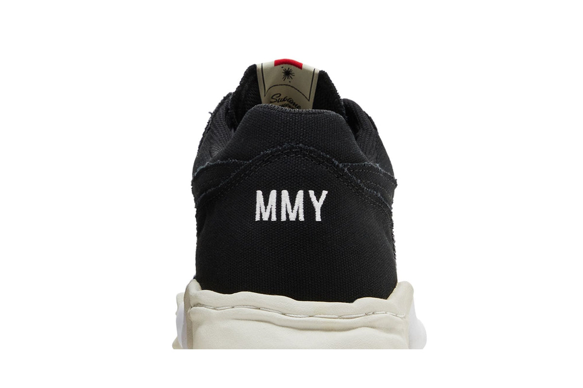 Maison Mihara Yasuhiro Parker OG Sole Cow Canvas Low Black - Im Your Wardrobe