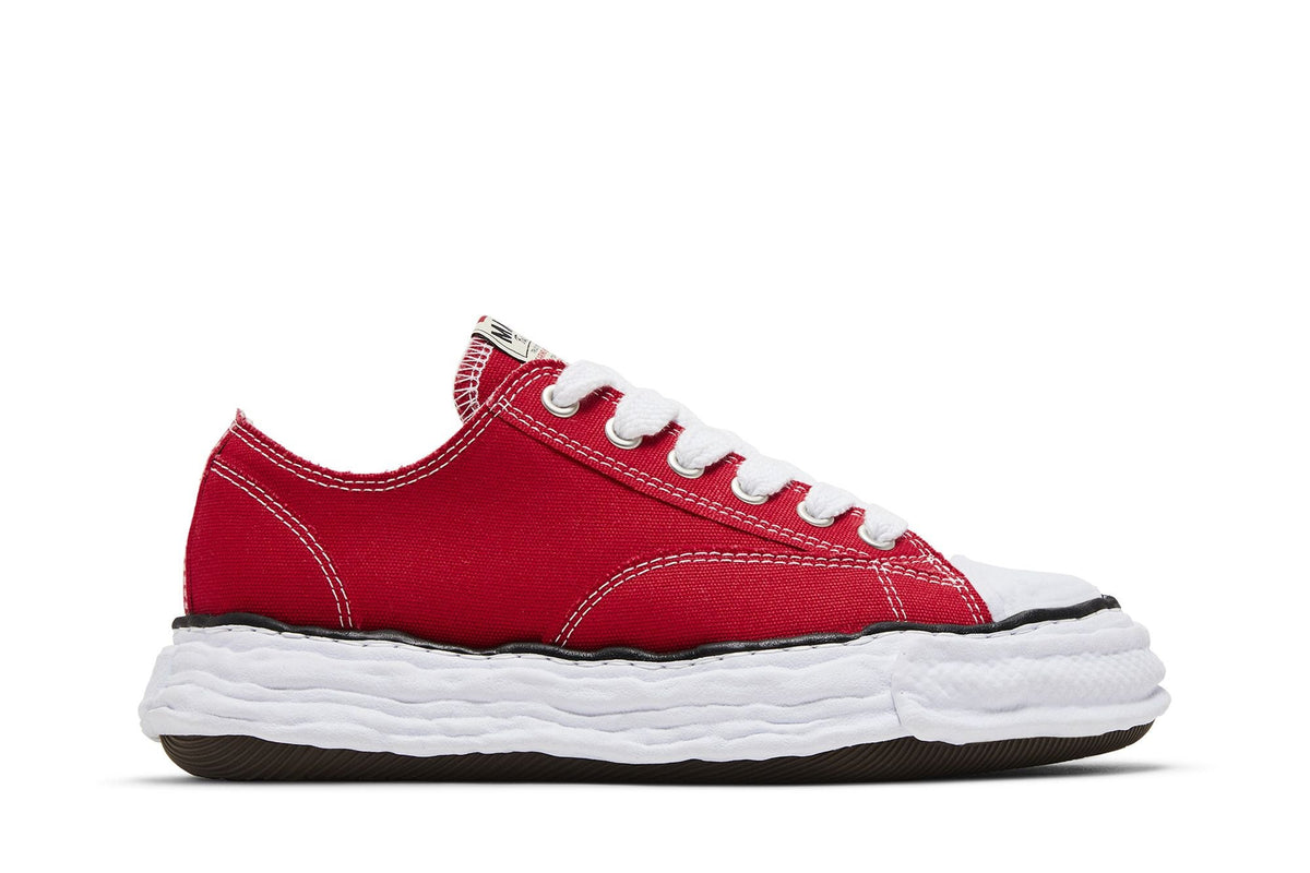Maison Mihara Yasuhiro Peterson 23 OG Sole Canvas Low Red - Im Your Wardrobe