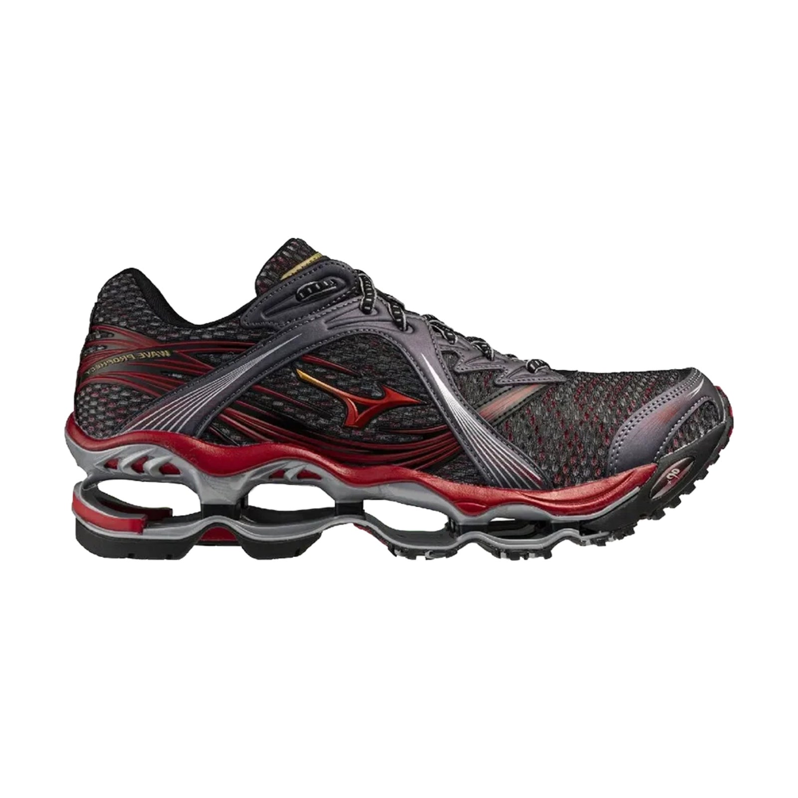 Mizuno Wave Prophecy 1 Red Gunmetal front