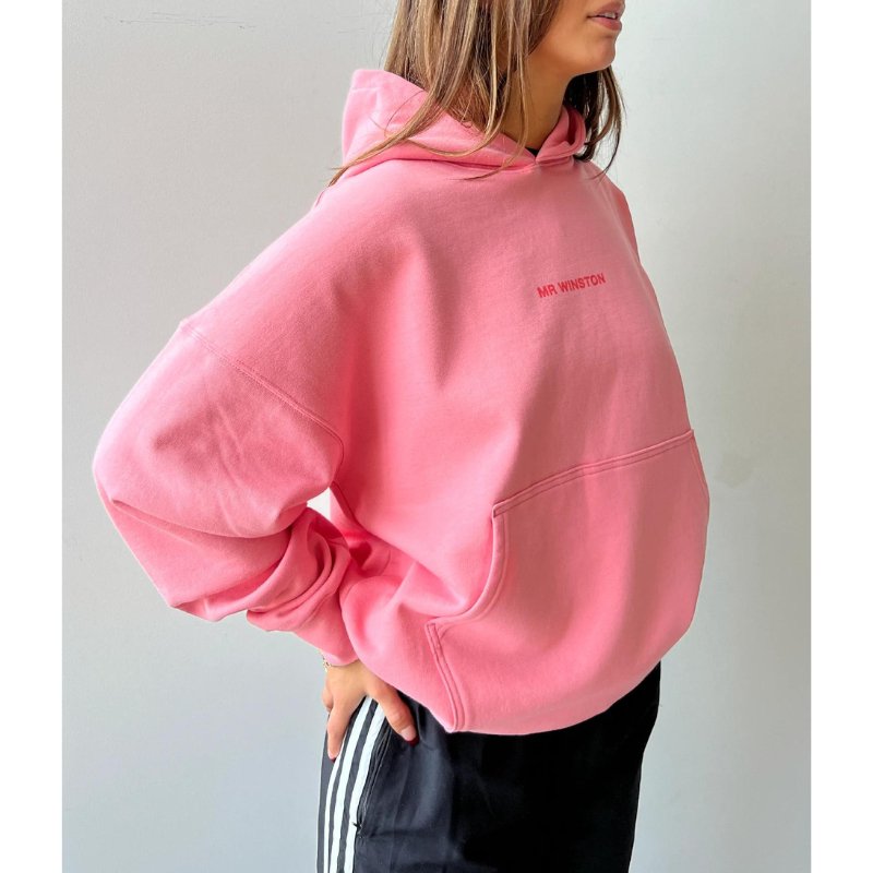 Mr Winston - Puff Hooded Sweat (Vintage Pink) - Im Your Wardrobe