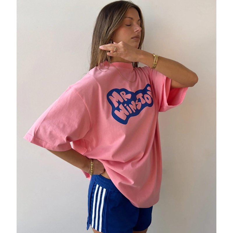 Mr Winston - T - Shirt (Vintage Pink) - Im Your Wardrobe