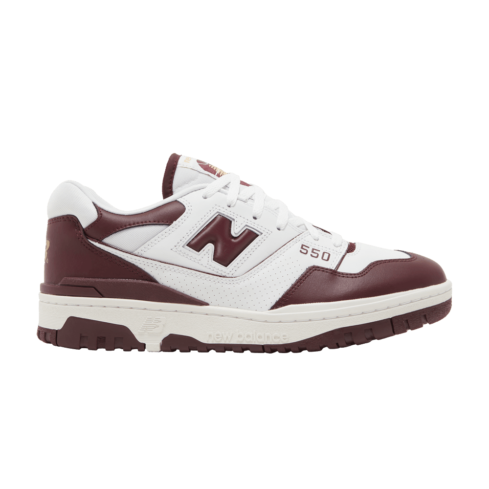 New Balance 550 White Burgundy - Im Your Wardrobe
