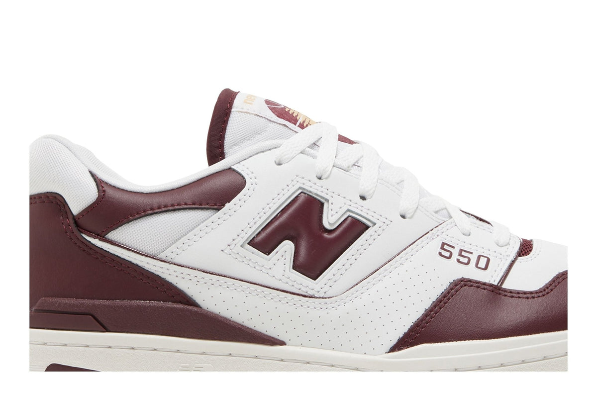 New Balance 550 White Burgundy - Im Your Wardrobe