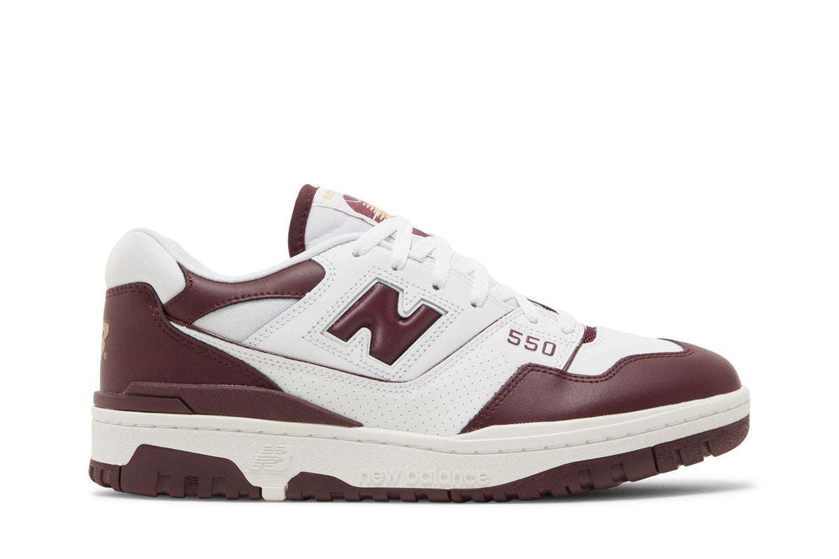 New Balance 550 White Burgundy - Im Your Wardrobe