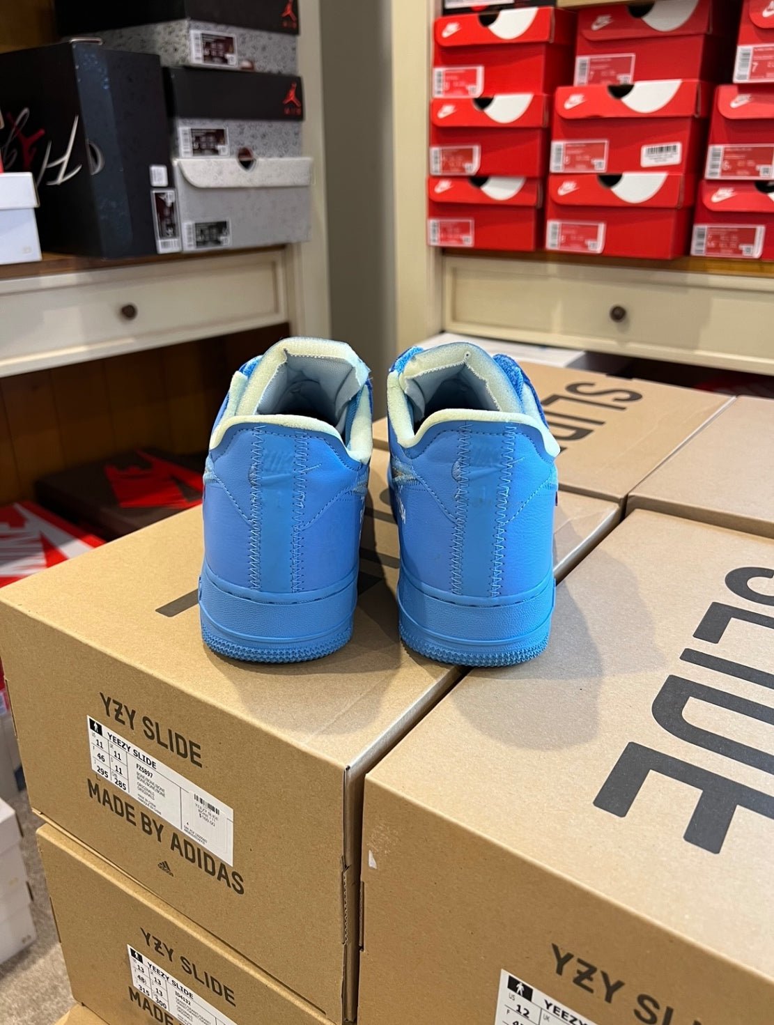 Nike Air Force 1 Low x Off - White 07&#39; &#39;MCA&#39; University Blue - 10.5 US (12 Women&#39;s) - Im Your Wardrobe