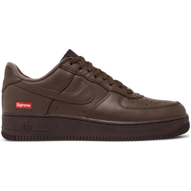 Nike Air Force 1 Low x Supreme - &#39;Box Logo&#39; (Baroque Brown) - Im Your Wardrobe