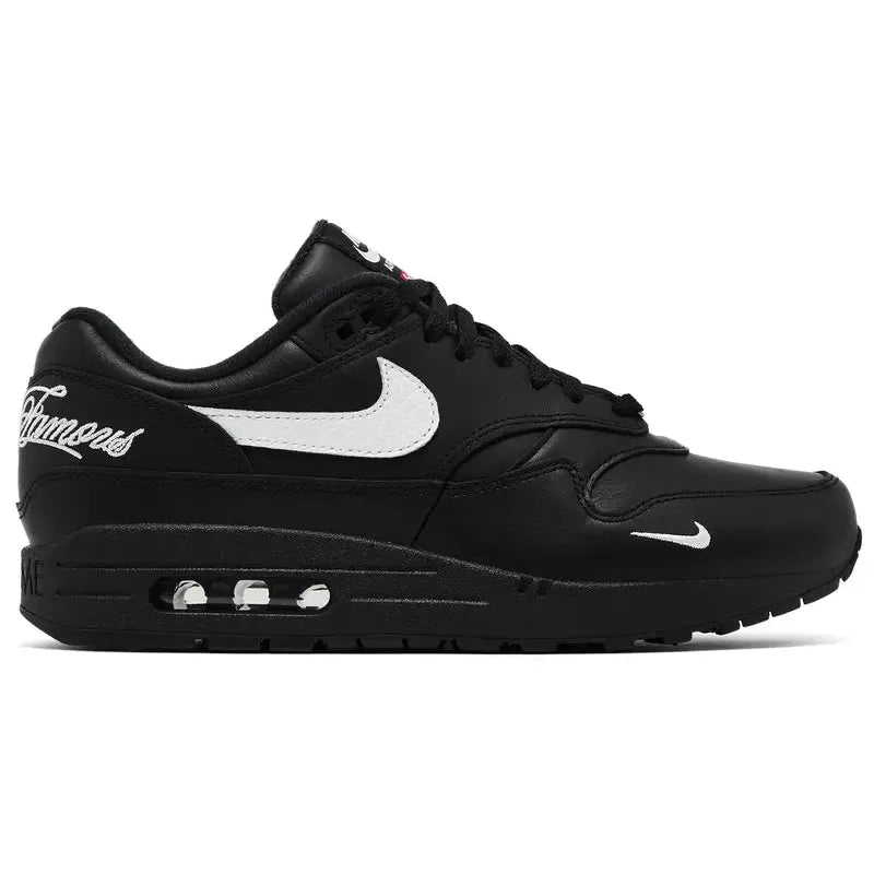 Nike Air Max 1 '87 SP x Supreme 'Black White' (SS25) - Im Your Wardrobe