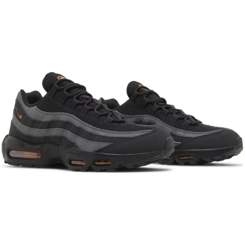 Nike Air Max 95 Black Grey Safety Orange - Im Your Wardrobe