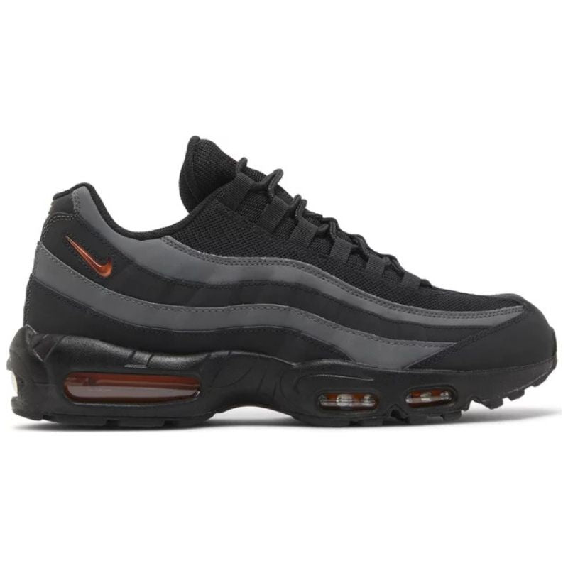 Nike Air Max 95 Black Grey Safety Orange - Im Your Wardrobe