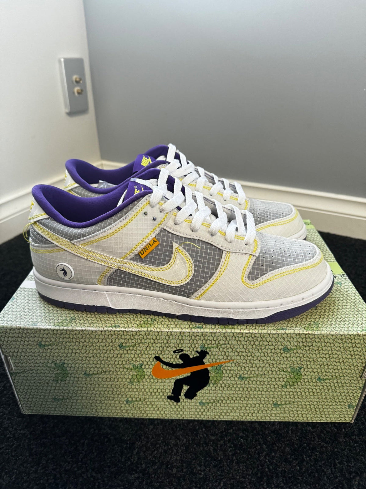 Nike Dunk Low x Union LA &#39;Passport Pack&#39; Court Purple - 9 US (10.5 Women&#39;s) - Im Your Wardrobe