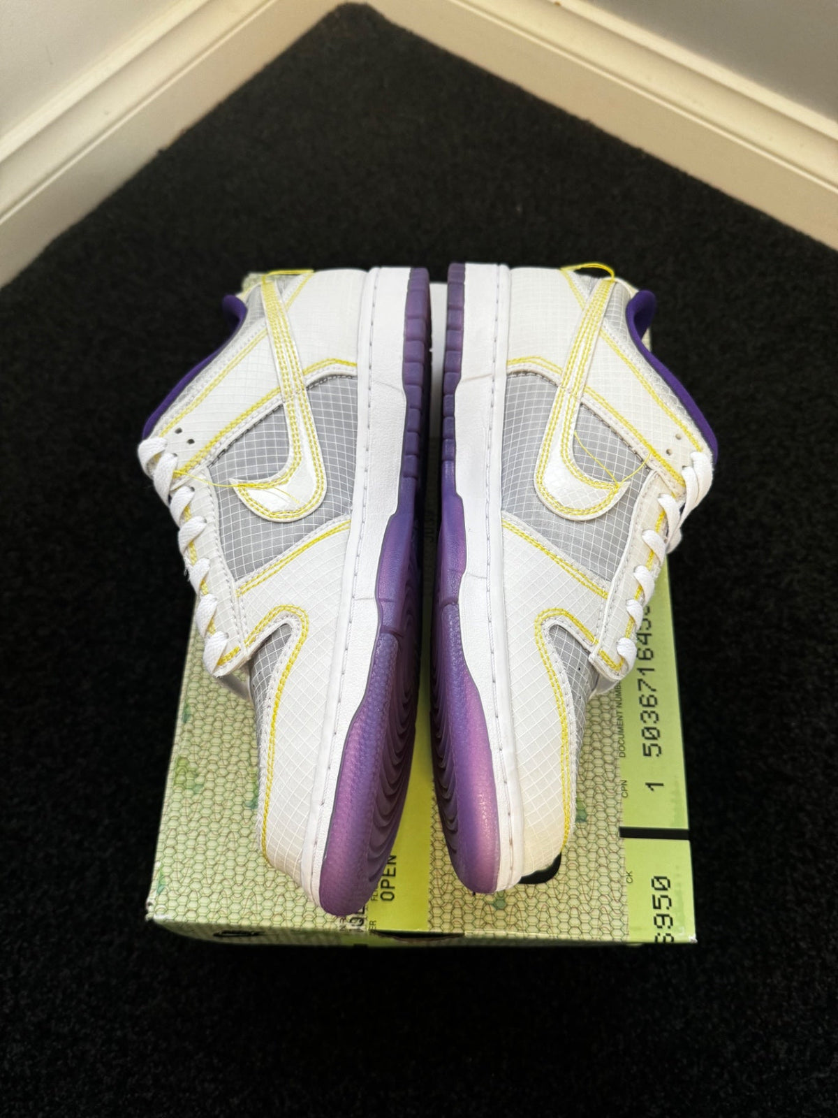 Nike Dunk Low x Union LA &#39;Passport Pack&#39; Court Purple - 9 US (10.5 Women&#39;s) - Im Your Wardrobe