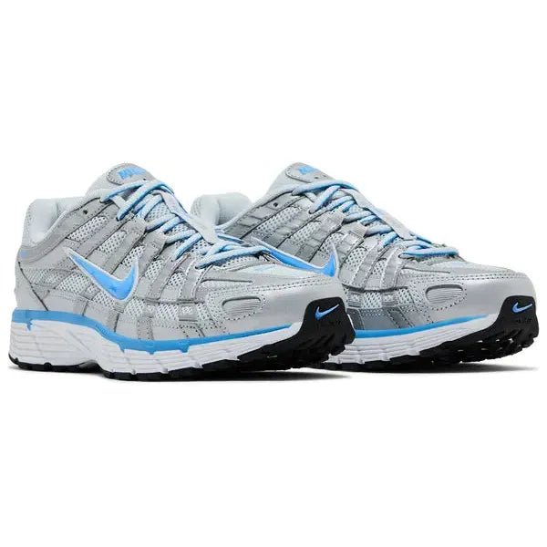 Nike P - 6000 Metallic Platinum Pure Platinum Metallic Silver University Blue - Im Your Wardrobe