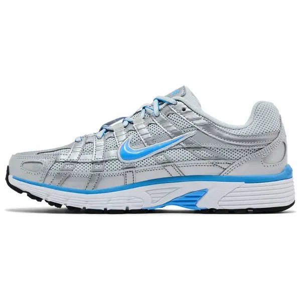 Nike P - 6000 Metallic Platinum Pure Platinum Metallic Silver University Blue - Im Your Wardrobe