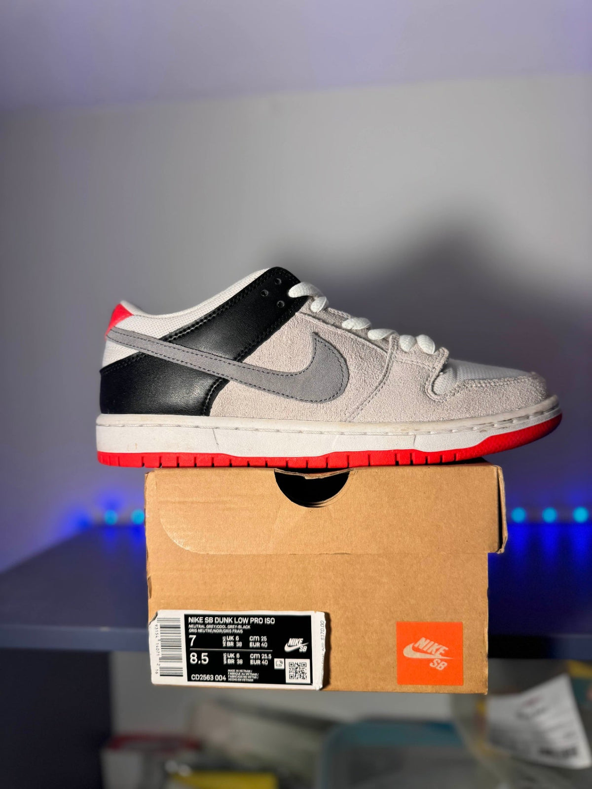 Nike SB Dunk Low &#39;Infrared Orange&#39; - 7 US (8.5 Women&#39;s) - Im Your Wardrobe