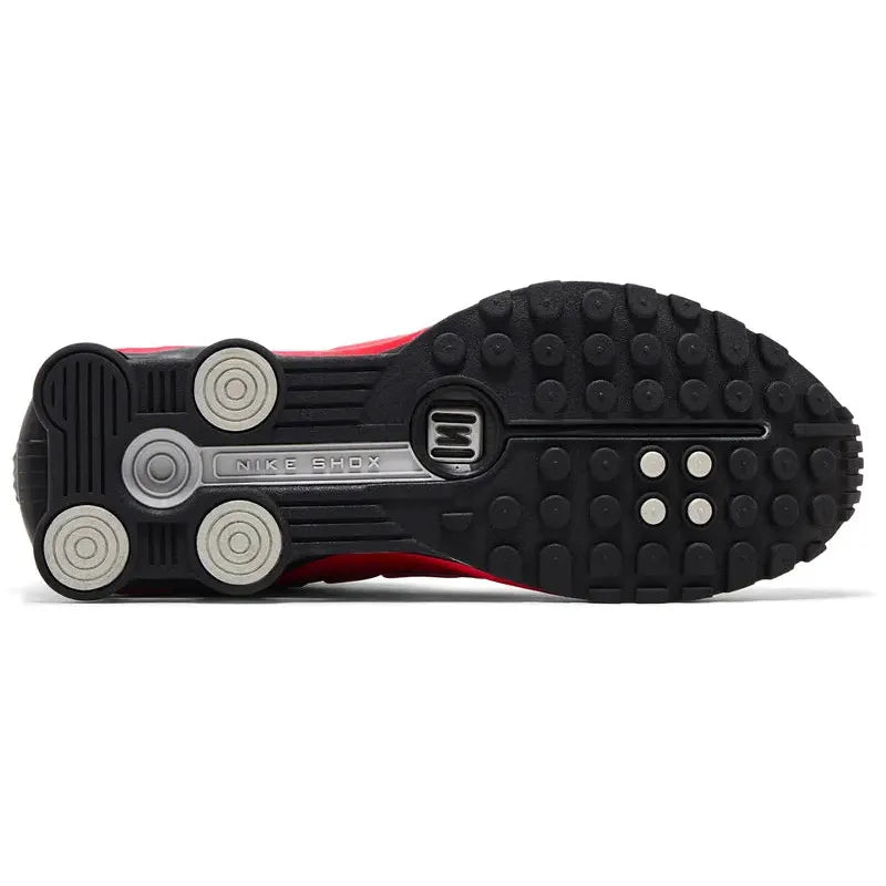 Nike Shox R4 University Red Black Metallic Silver - Im Your Wardrobe