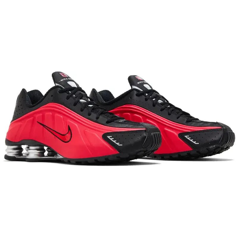 Nike Shox R4 University Red Black Metallic Silver - Im Your Wardrobe