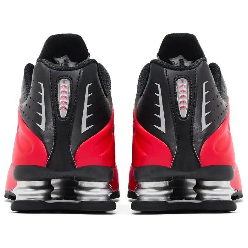 Nike Shox R4 University Red Black Metallic Silver - Im Your Wardrobe