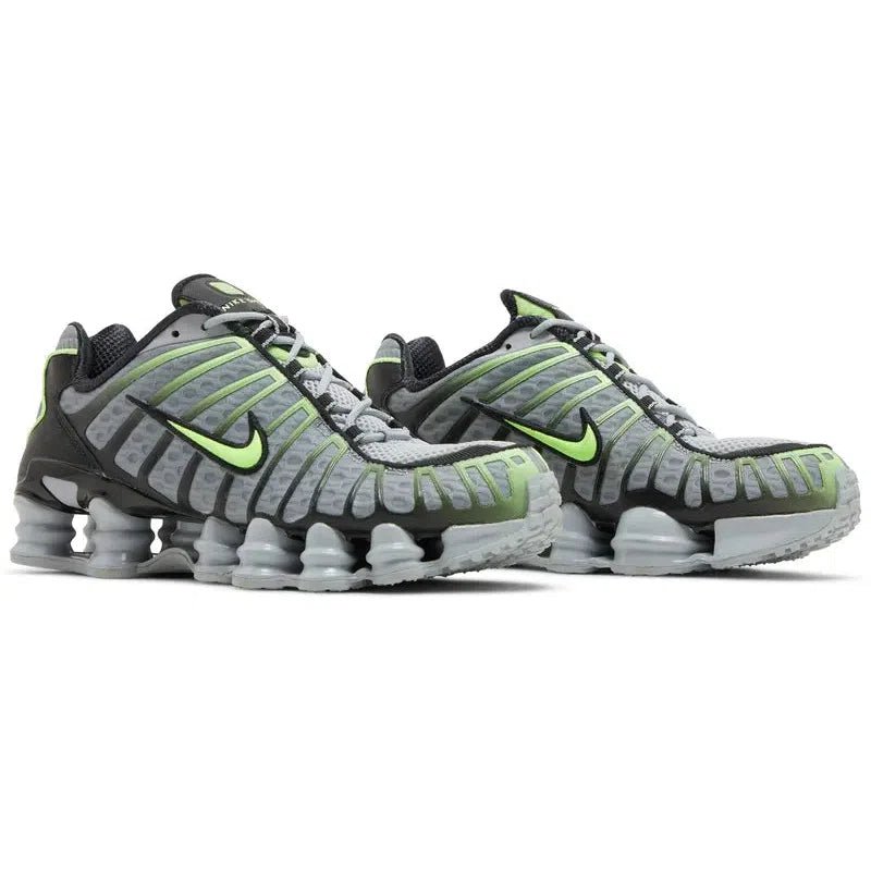 Nike Shox TL Wolf Grey Lime Blast - Im Your Wardrobe