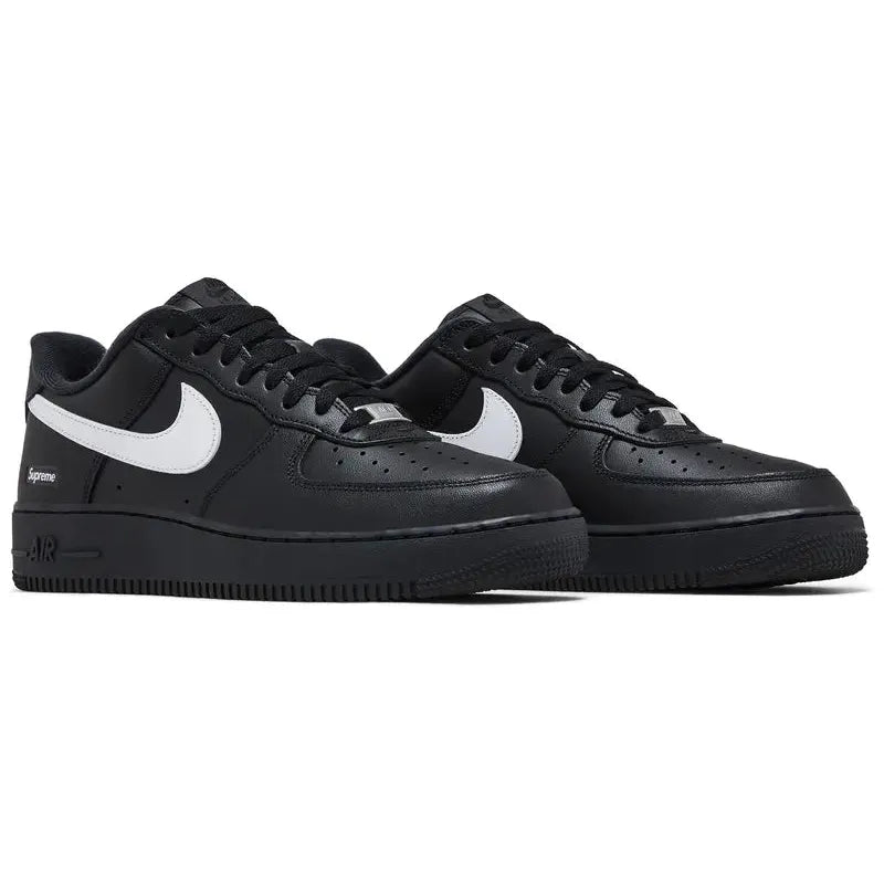 Nike Supreme x Air Force 1 Low &#39;Box Logo - Black White&#39; - Im Your Wardrobe