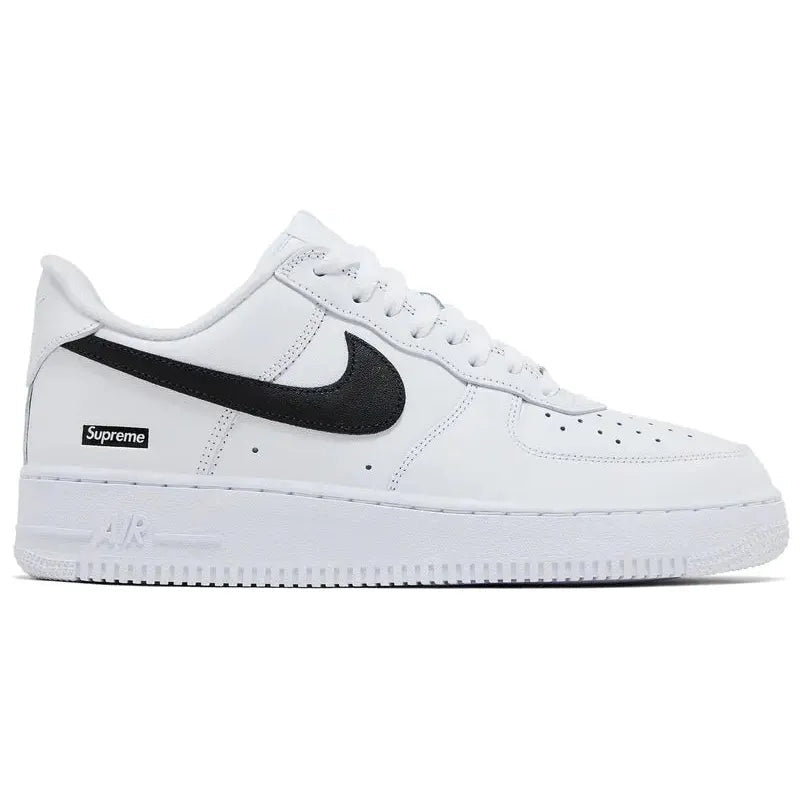 Nike Supreme x Air Force 1 Low &#39;Box Logo - White Black&#39; - Im Your Wardrobe