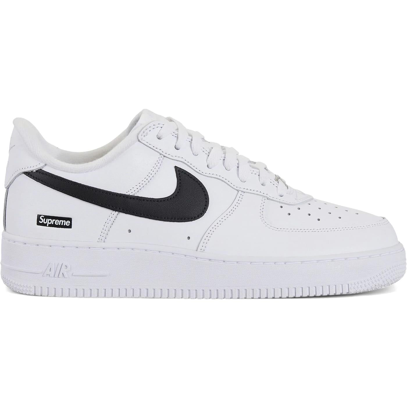 Nike Supreme x Air Force 1 Low 'Box Logo - White Black' - Im Your Wardrobe