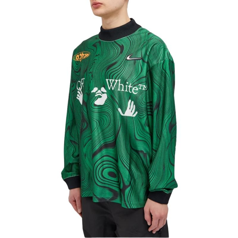 Nike x Off - White Allover Print Jersey &#39;Kelly Green&#39; - Im Your Wardrobe