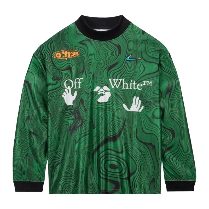 Nike x Off - White Allover Print Jersey &#39;Kelly Green&#39; - Im Your Wardrobe