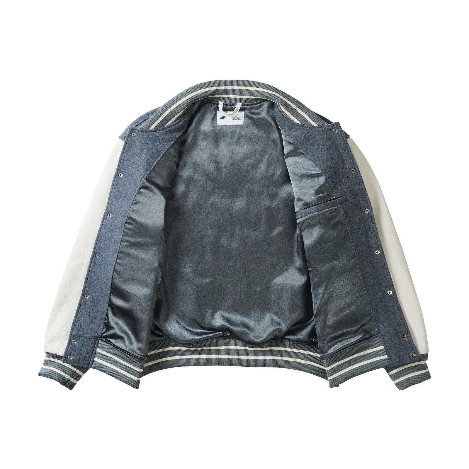 Nike x Palace World Cup Varsity Jacket England Grey front