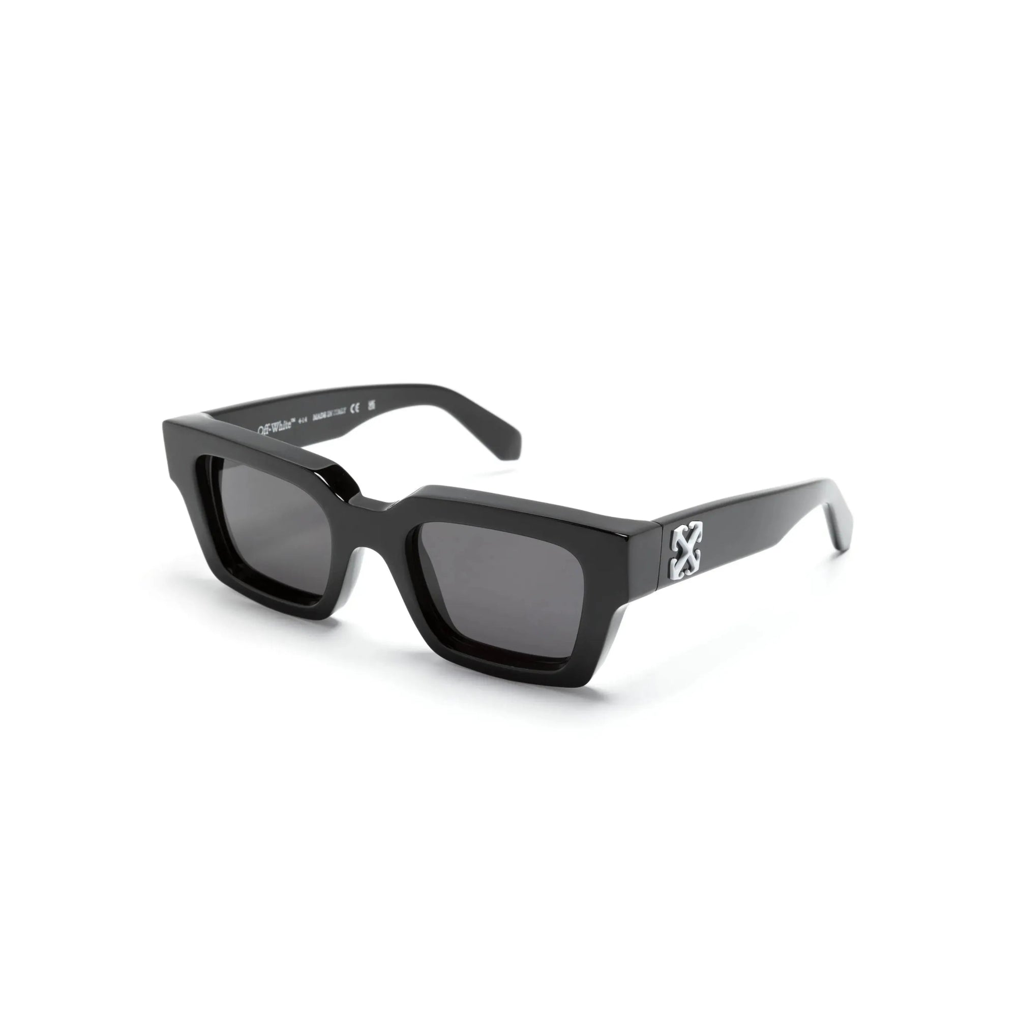 OFF - WHITE Virgil Square Frame Sunglasses Black/Grey (OERI126S24PLA0011007) - Im Your Wardrobe