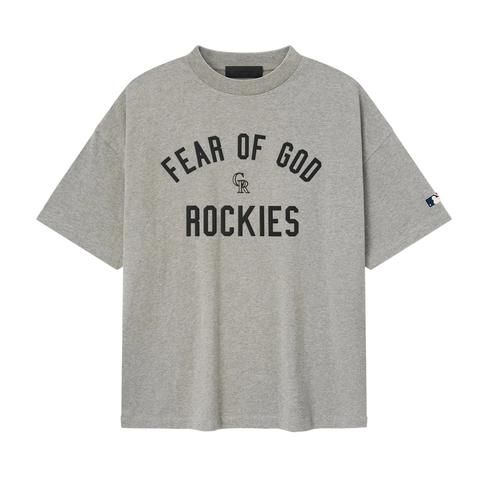 Fear of God Essentials Rockies 90s Tee Concrete Heather