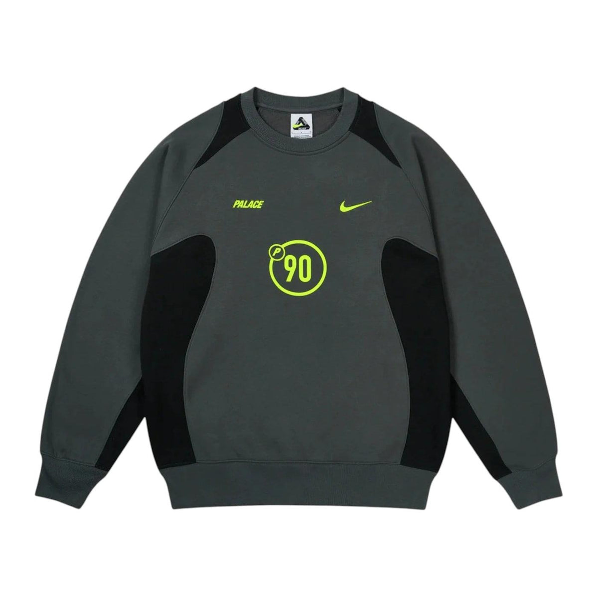 Palace x Nike Total P90 Crew Grey - Im Your Wardrobe