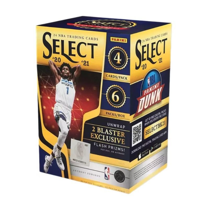 Panini Basketball Blaster Box (Flash Prizms) 2020 - 21 Panini Select (x1 Lot) - Im Your Wardrobe