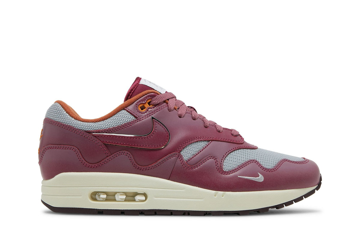 Patta x Nike Air Max 1 Rush Maroon - Im Your Wardrobe