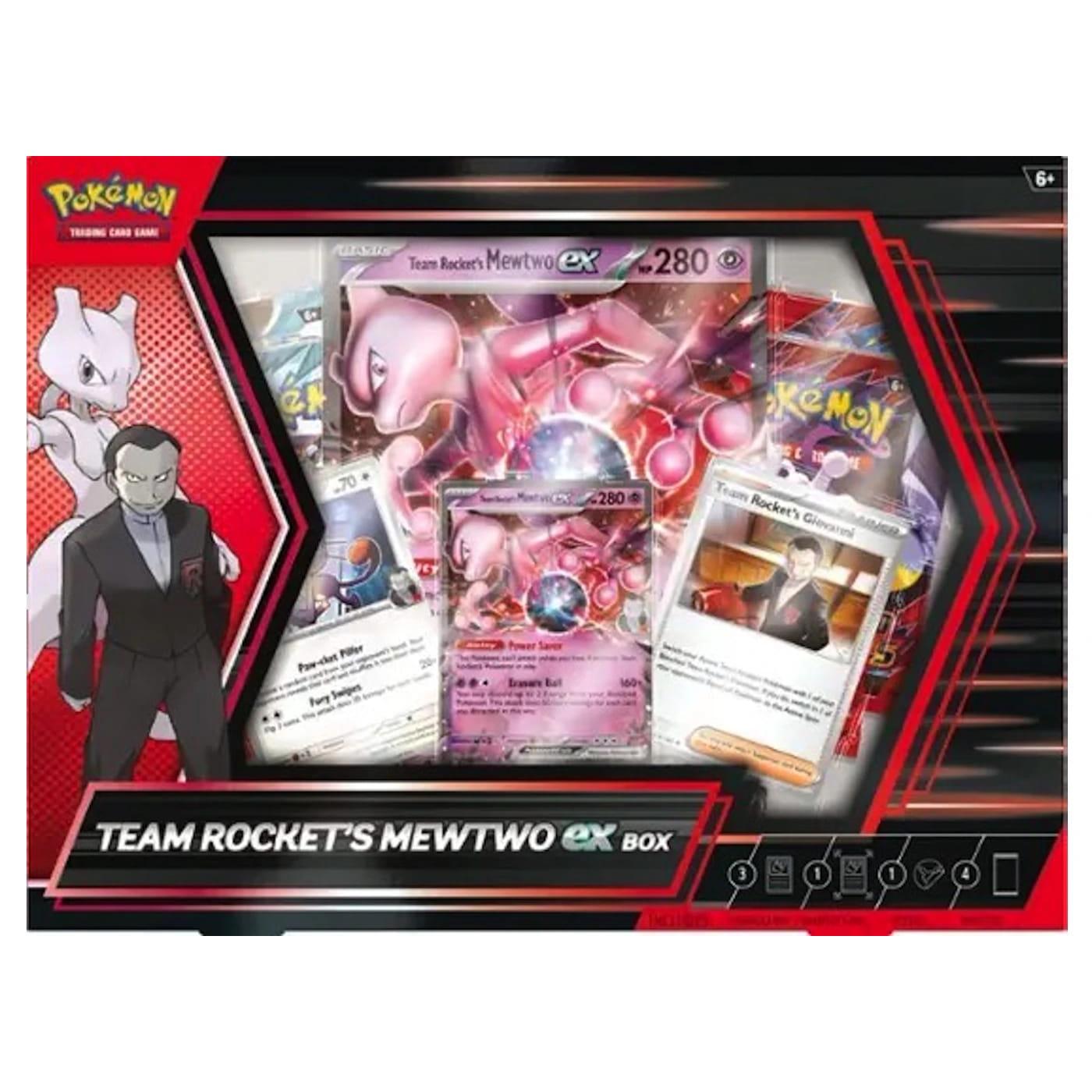 Pokemon Destined Rivals Team Rocket's Mewtwo EX Box 2025 Pokémon Scarlet & Violet