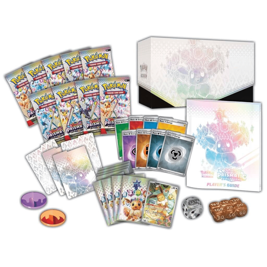 Pokemon Prismatic Evolutions Elite Trainer Box Pokémon Scarlet &amp; Violet (1x Lot) - Im Your Wardrobe