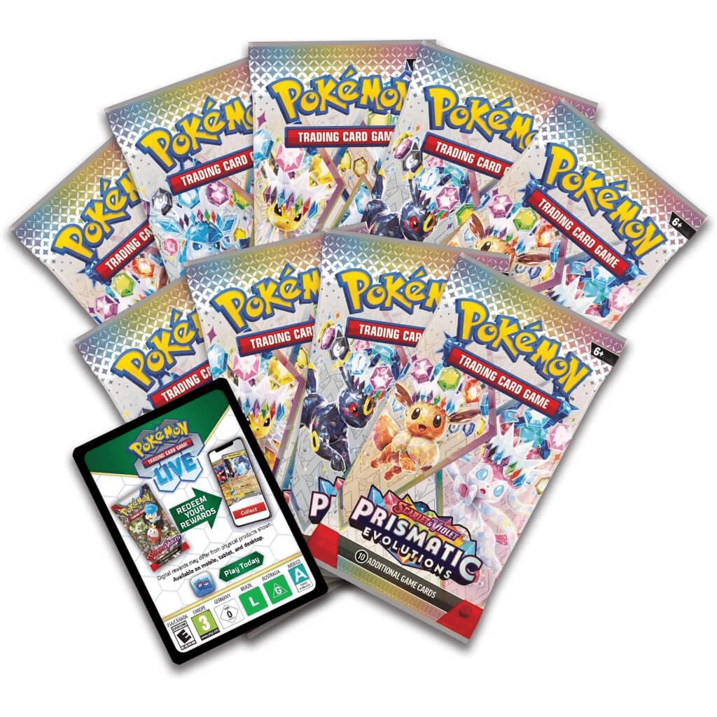 Pokemon Prismatic Evolutions Elite Trainer Box Pokémon Scarlet &amp; Violet (1x Lot) - Im Your Wardrobe