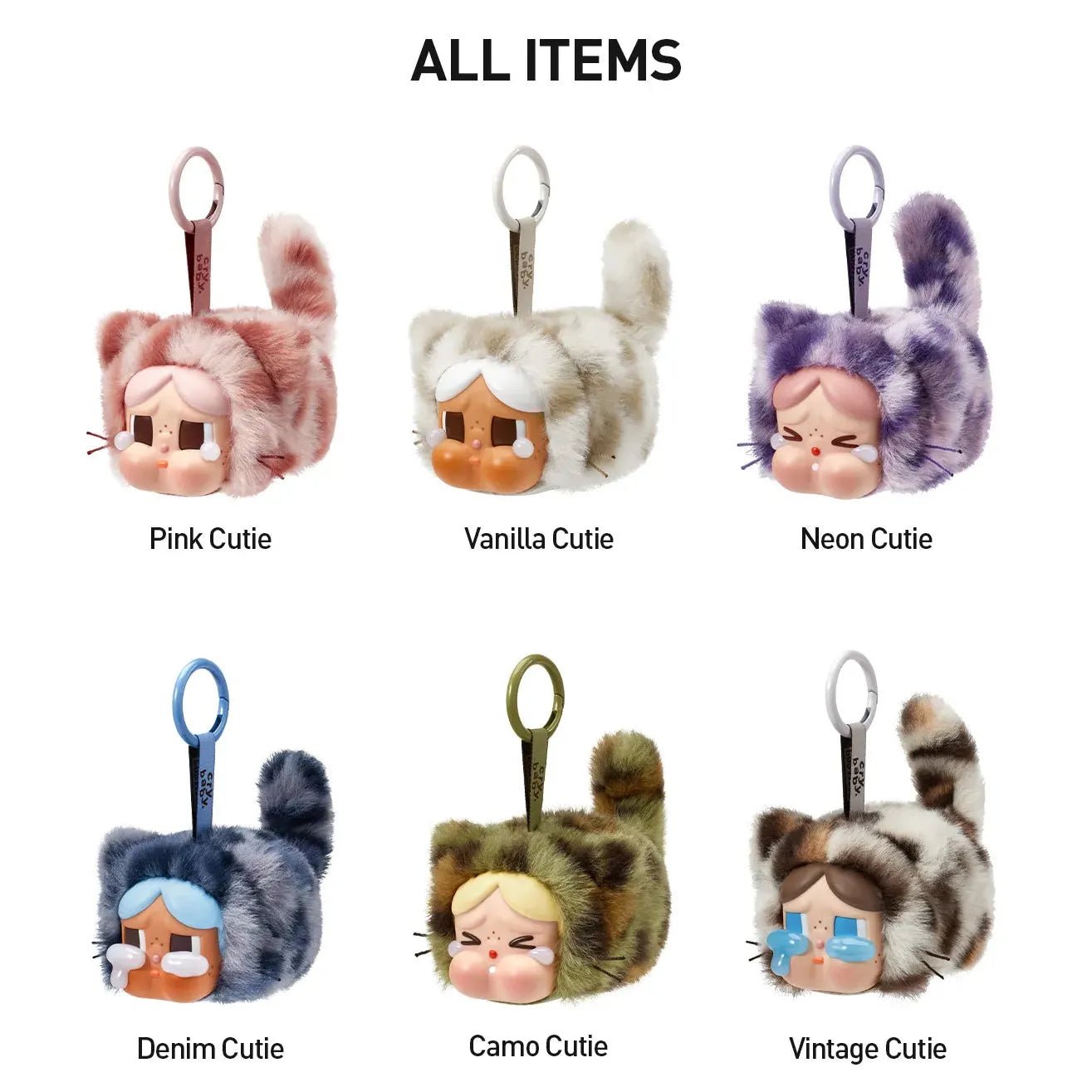 Pop Mart CRYBABY Wild but Cutie Series Vinyl Plush Pendant Sealed Case (6 Blind Box) - Im Your Wardrobe
