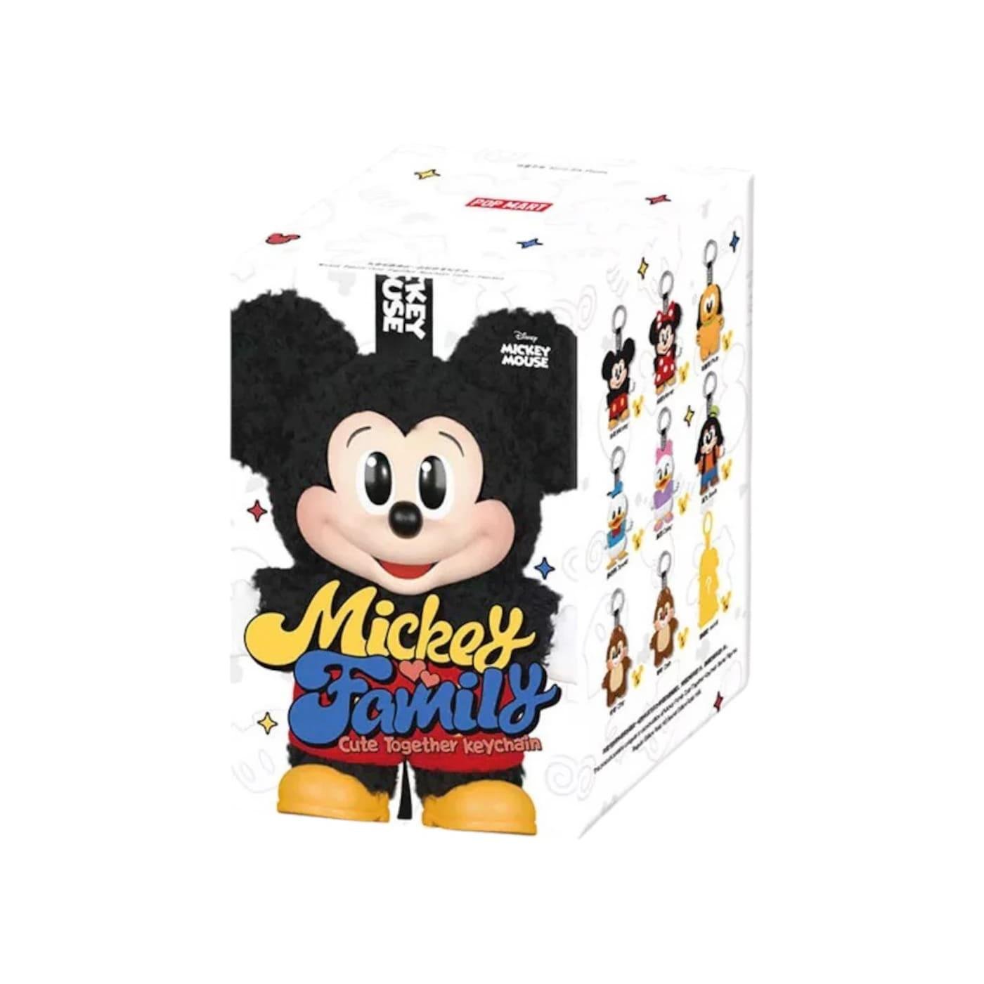 Pop Mart Disney Mickey Family Together Series Plush Keychain Single Blind Box