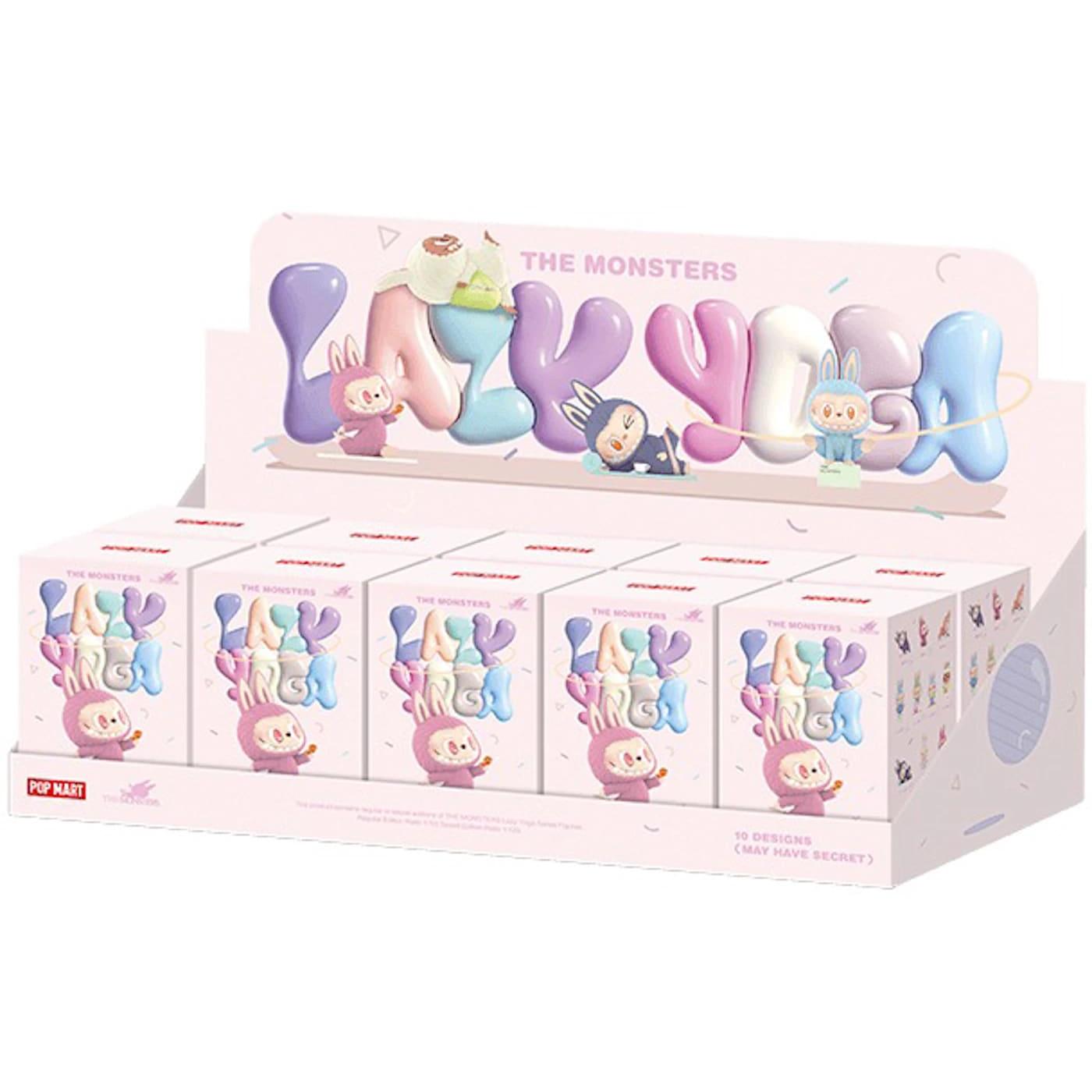 Pop Mart Labubu The Monsters Lazy Yoga Series Figures Sealed Case (10 Blind Boxes) - Im Your Wardrobe
