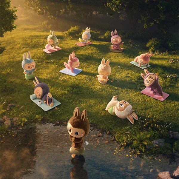 Pop Mart Labubu The Monsters Lazy Yoga Series Figures Sealed Case (10 Blind Boxes) - Im Your Wardrobe