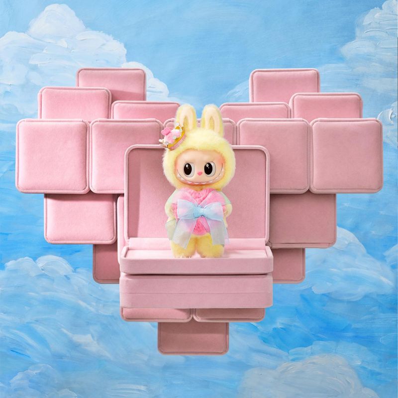 Pop Mart Labubu The Monsters Let&#39;s Checkmate Series Vinyl Plush Hanging Card - Im Your Wardrobe