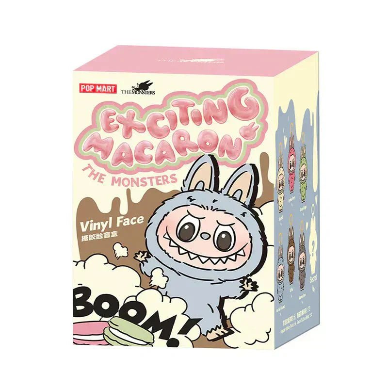 Pop Mart Labubu The Monsters Tasty Macarons Vinyl Plush Pendant Single Blind Box - Im Your Wardrobe