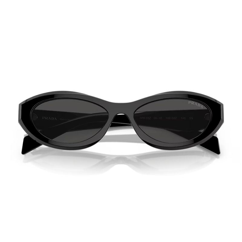 Prada Symbole Sunglasses Black/Slate Grey - Im Your Wardrobe