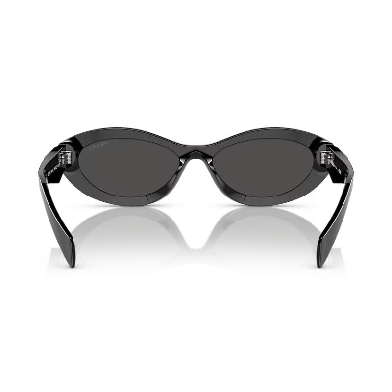 Prada Symbole Sunglasses Black/Slate Grey - Im Your Wardrobe