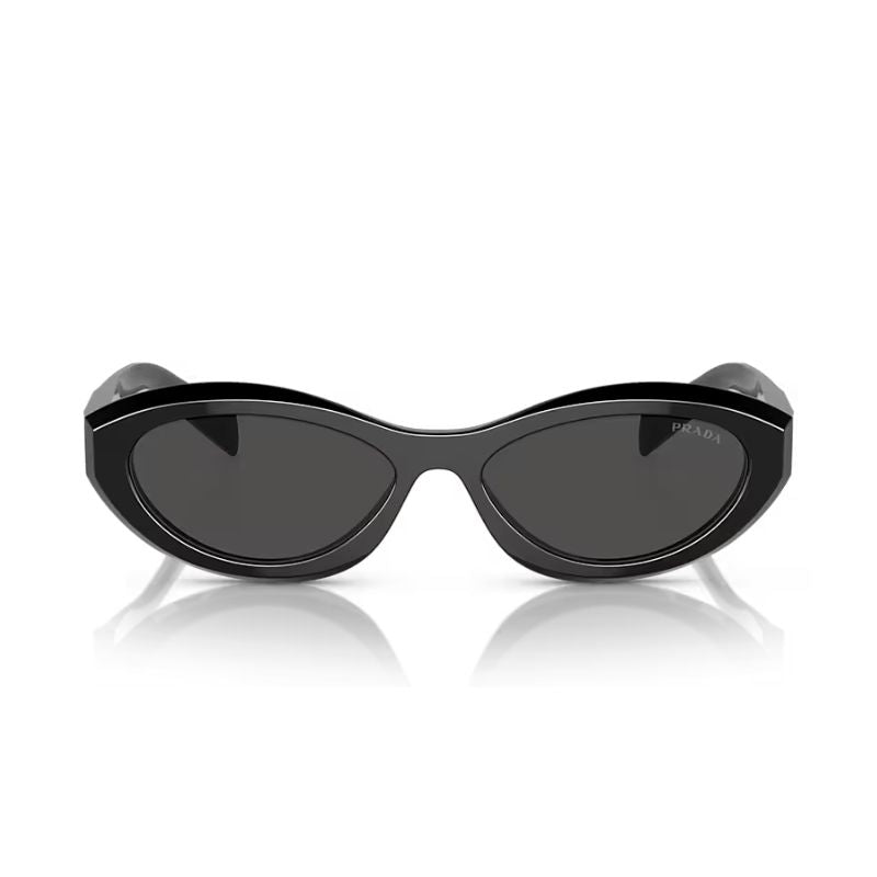 Prada Symbole Sunglasses Black/Slate Grey - Im Your Wardrobe